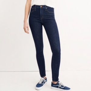 Madewell 10” High Rise Skinny Jean in Lucille Wash